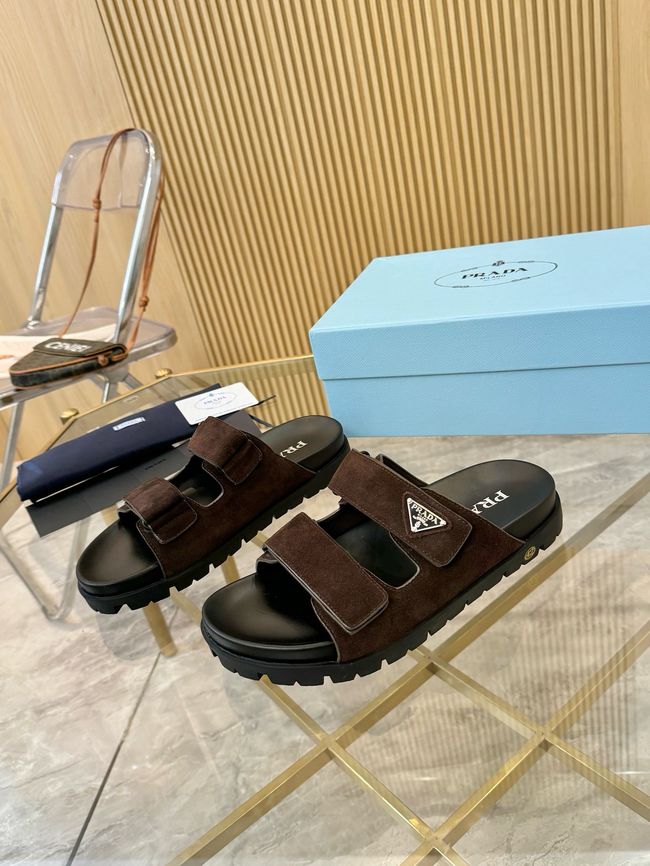 Prada Nubuck slides 1XZ794-2