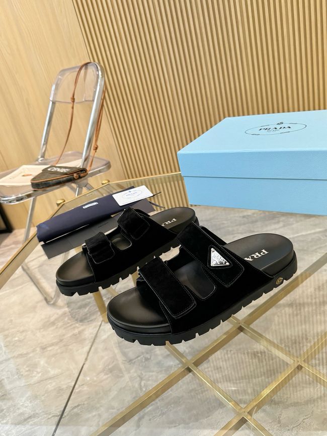 Prada Nubuck slides 1XZ794-4