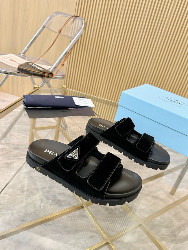 Prada Nubuck slides 1XZ794-4