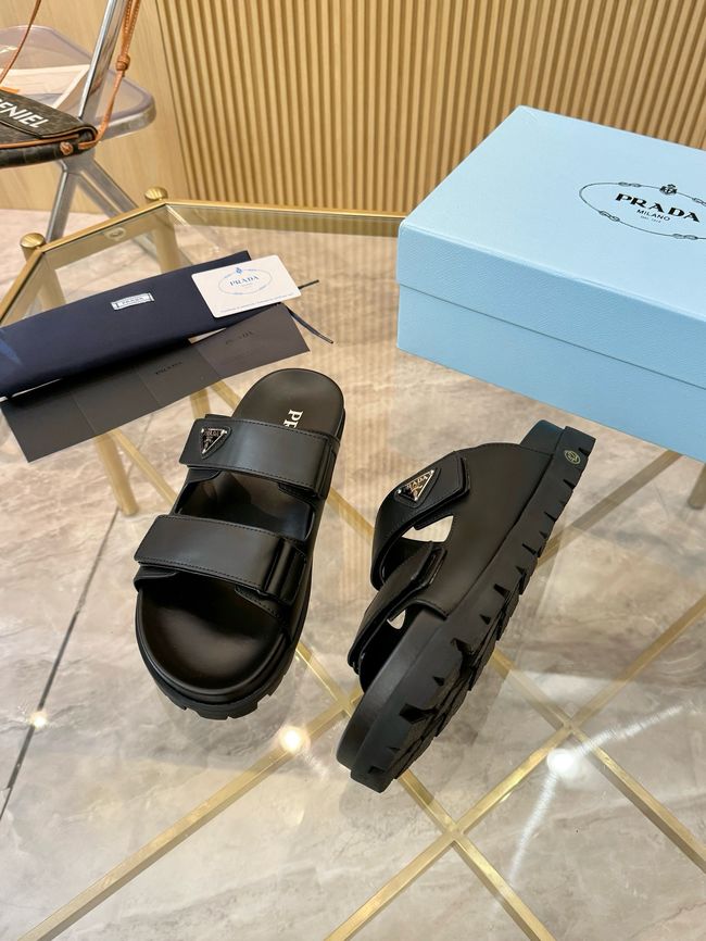 Prada Nubuck slides 1XZ794-5