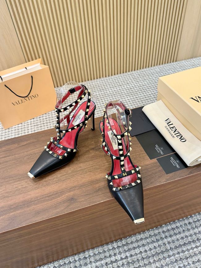 Valentino ROCKSTUD lambskin high heels 10cm 65053-1