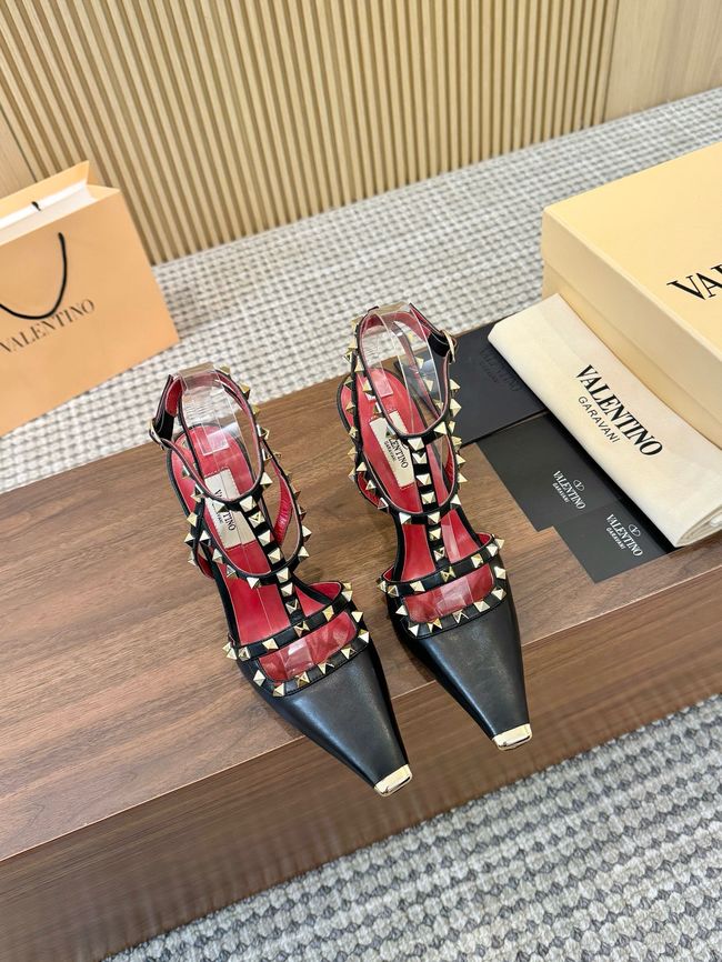 Valentino ROCKSTUD lambskin high heels 10cm 65053-1