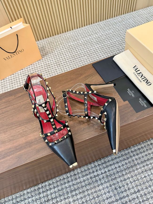 Valentino ROCKSTUD lambskin high heels 10cm 65053-1
