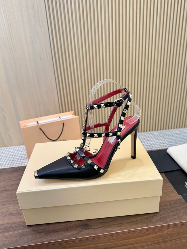 Valentino ROCKSTUD lambskin high heels 10cm 65053-1