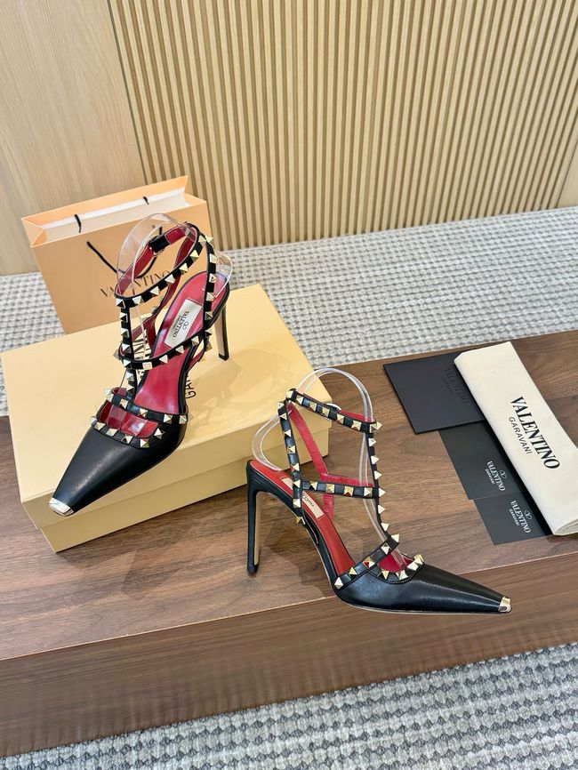 Valentino ROCKSTUD lambskin high heels 10cm 65053-1