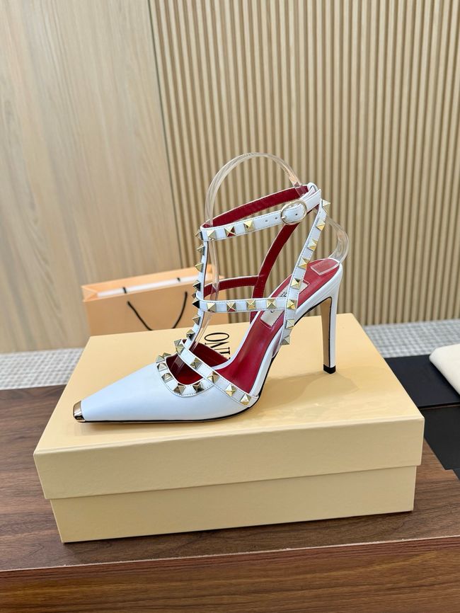 Valentino ROCKSTUD lambskin high heels 10cm 65053-10