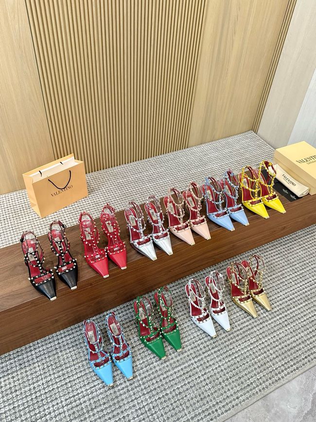 Valentino ROCKSTUD lambskin high heels 10cm 65053-10