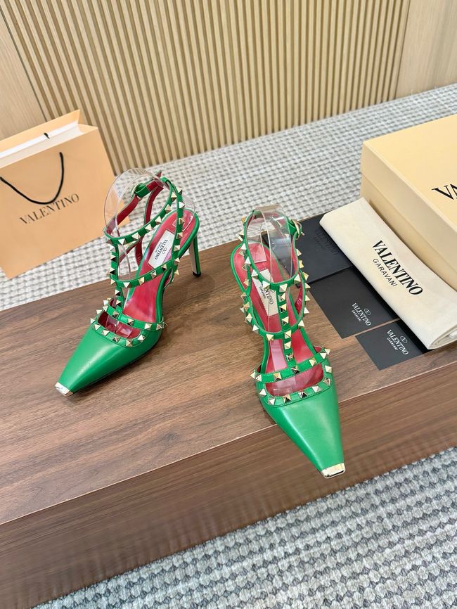 Valentino ROCKSTUD lambskin high heels 10cm 65053-2