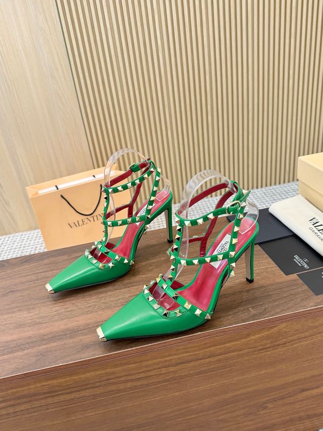 Valentino ROCKSTUD lambskin high heels 10cm 65053-2