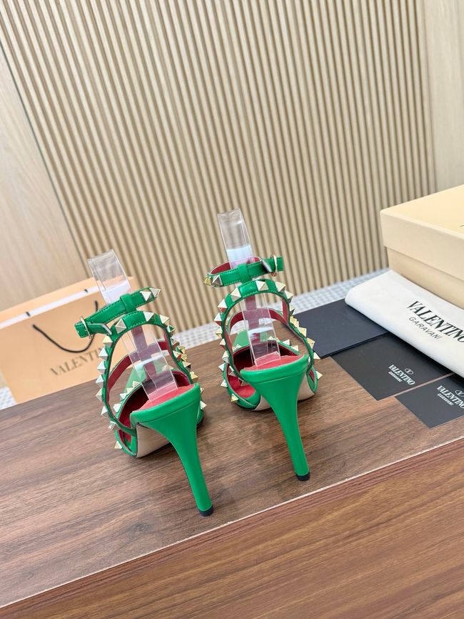 Valentino ROCKSTUD lambskin high heels 10cm 65053-2