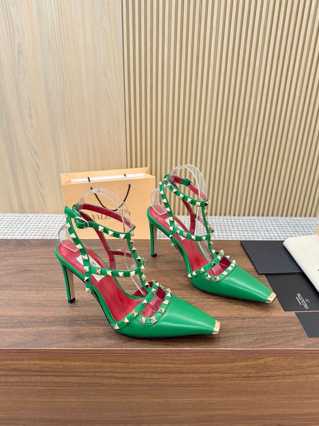 Valentino ROCKSTUD lambskin high heels 10cm 65053-2
