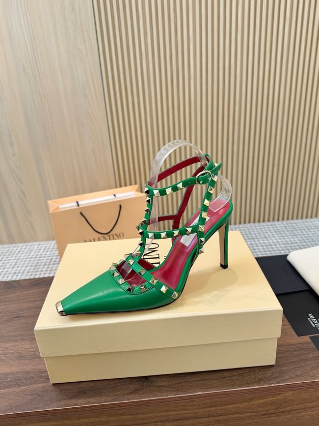Valentino ROCKSTUD lambskin high heels 10cm 65053-2