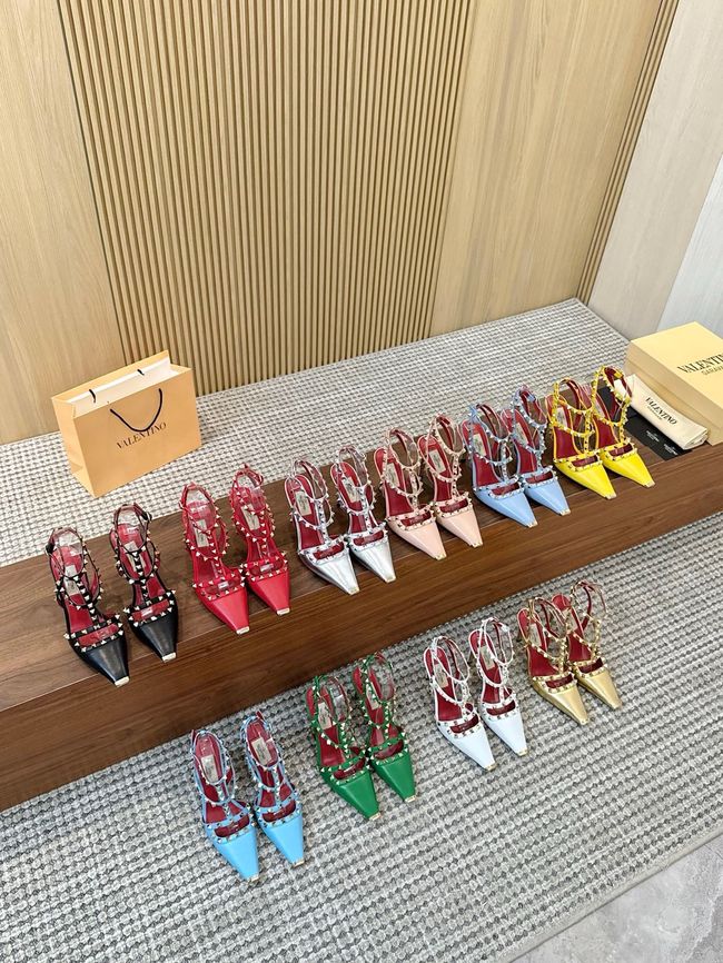 Valentino ROCKSTUD lambskin high heels 10cm 65053-3