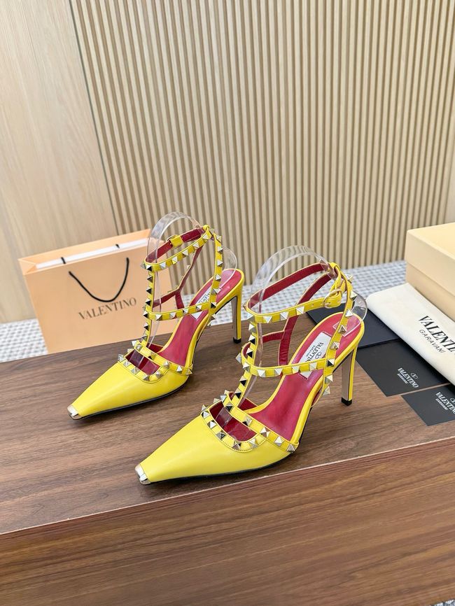 Valentino ROCKSTUD lambskin high heels 10cm 65053-4