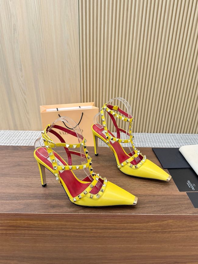 Valentino ROCKSTUD lambskin high heels 10cm 65053-4