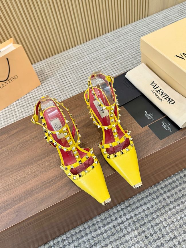 Valentino ROCKSTUD lambskin high heels 10cm 65053-4
