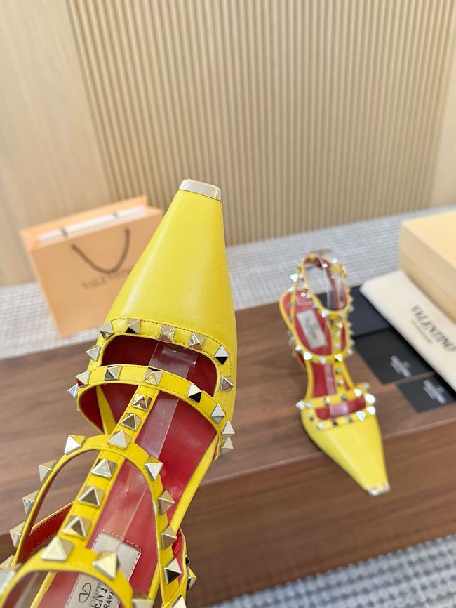 Valentino ROCKSTUD lambskin high heels 10cm 65053-4