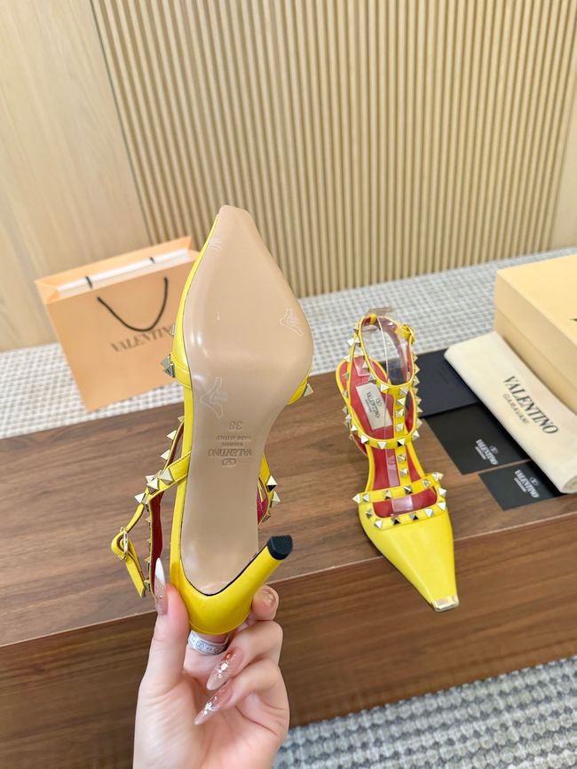 Valentino ROCKSTUD lambskin high heels 10cm 65053-4