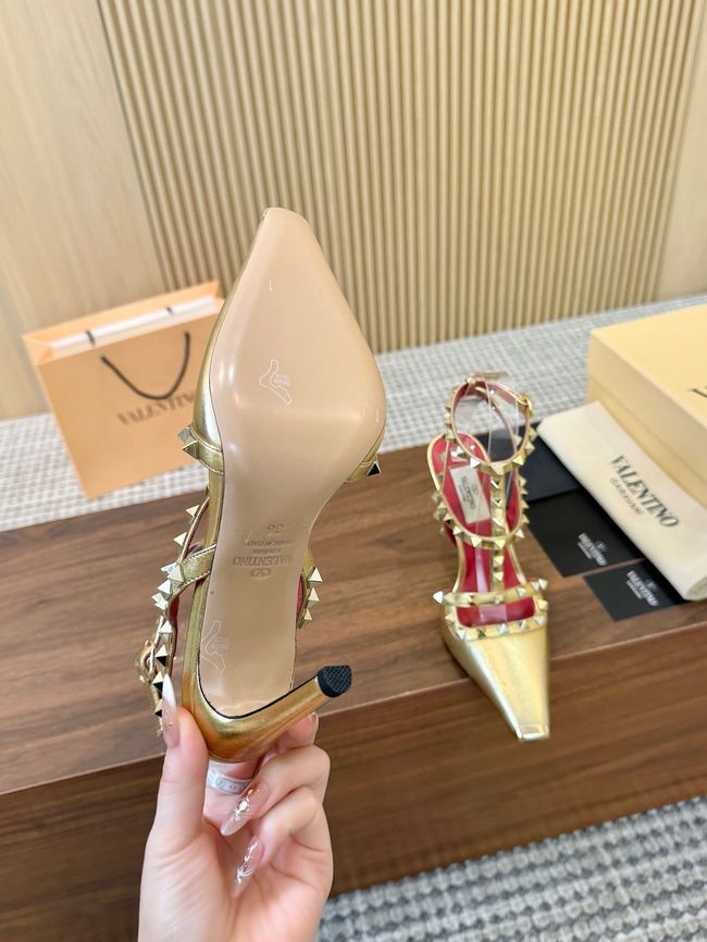Valentino ROCKSTUD lambskin high heels 10cm 65053-9