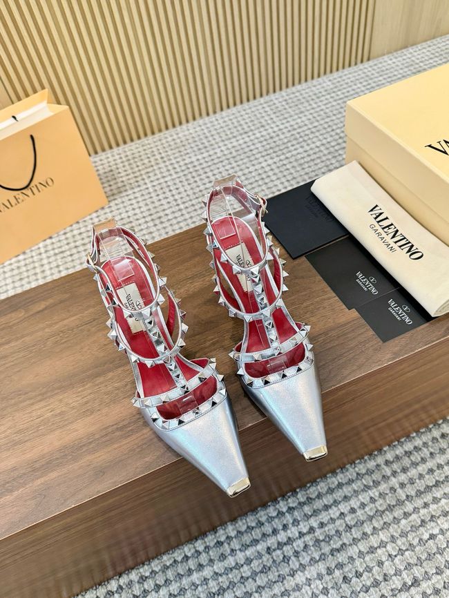 Valentino ROCKSTUD lambskin high heels 10cm 65053-5