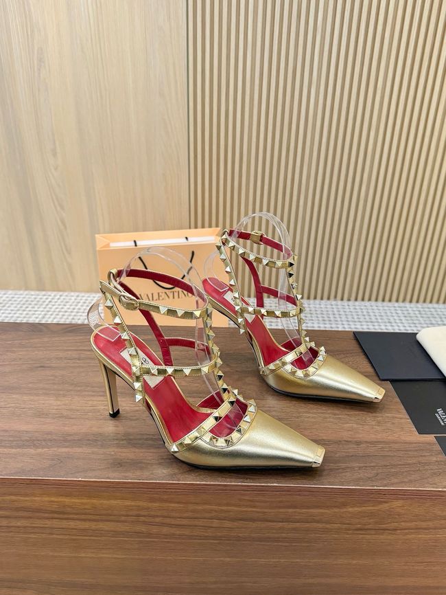 Valentino ROCKSTUD lambskin high heels 10cm 65053-9