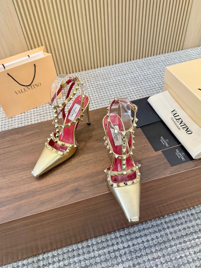 Valentino ROCKSTUD lambskin high heels 10cm 65053-9