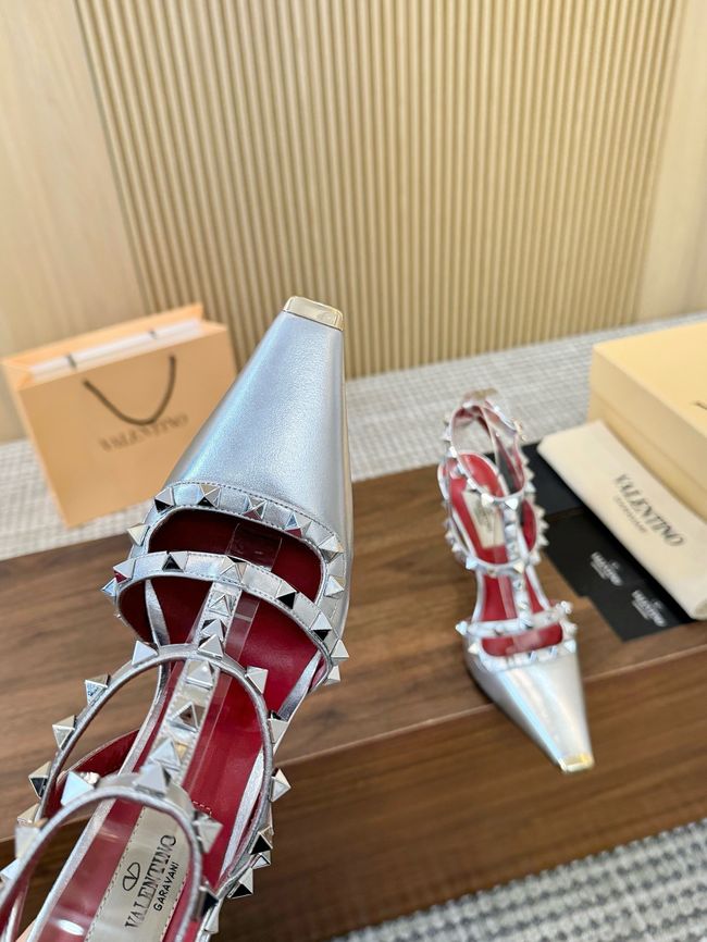 Valentino ROCKSTUD lambskin high heels 10cm 65053-5