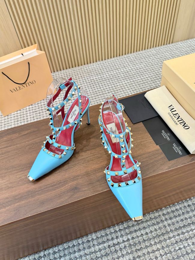 Valentino ROCKSTUD lambskin high heels 10cm 65053-6