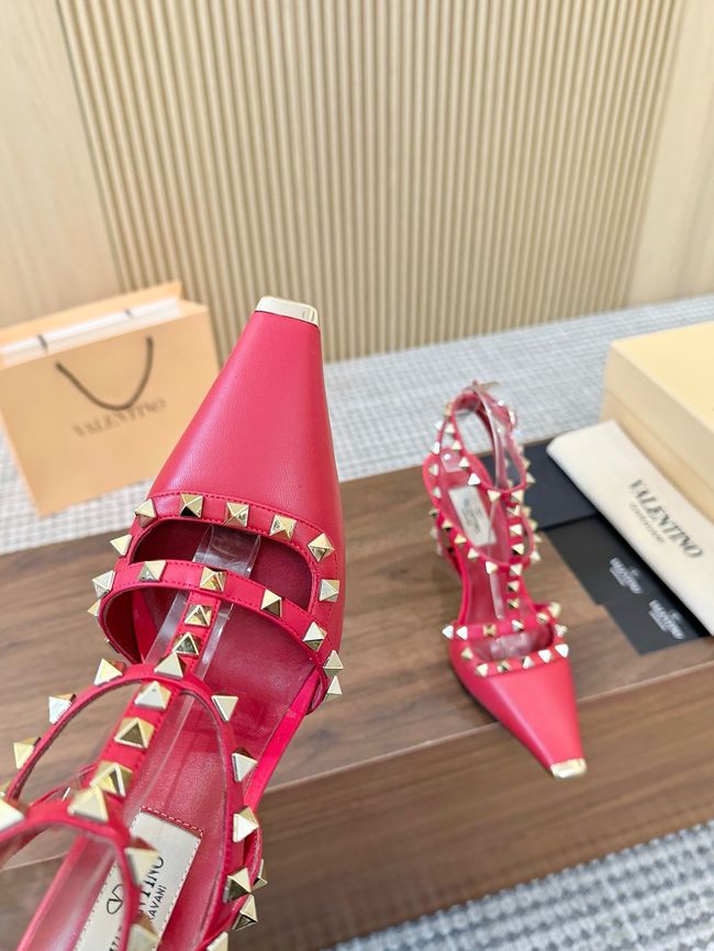 Valentino ROCKSTUD lambskin high heels 10cm 65053-7