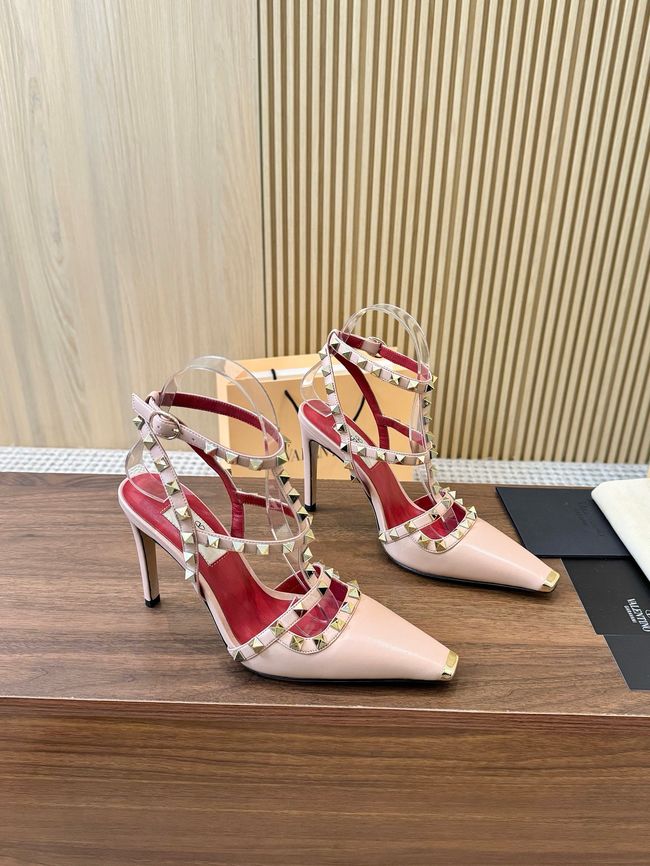Valentino ROCKSTUD lambskin high heels 10cm 65053-8