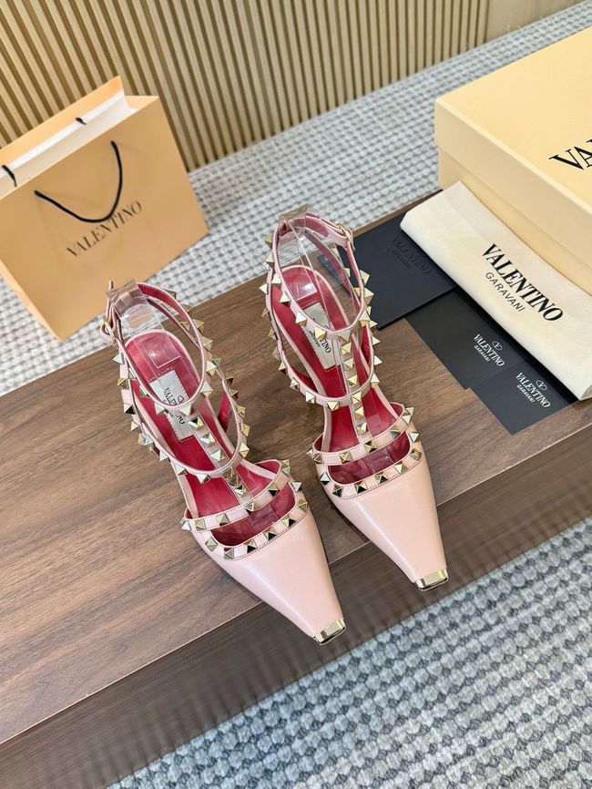 Valentino ROCKSTUD lambskin high heels 10cm 65053-8