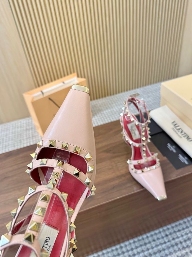 Valentino ROCKSTUD lambskin high heels 10cm 65053-8