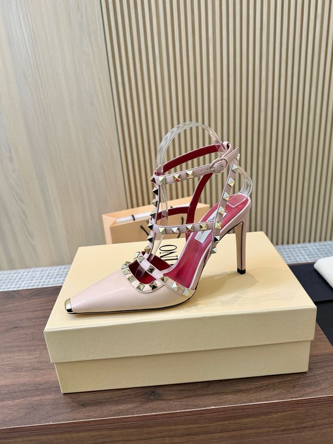 Valentino ROCKSTUD lambskin high heels 10cm 65053-8