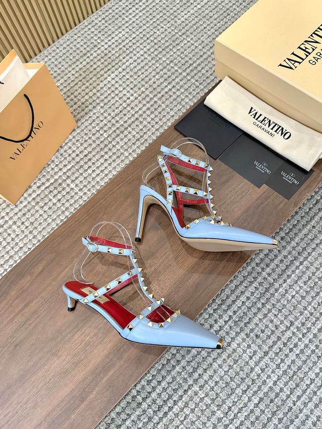Valentino ROCKSTUD lambskin high heels 4cm 65052-10