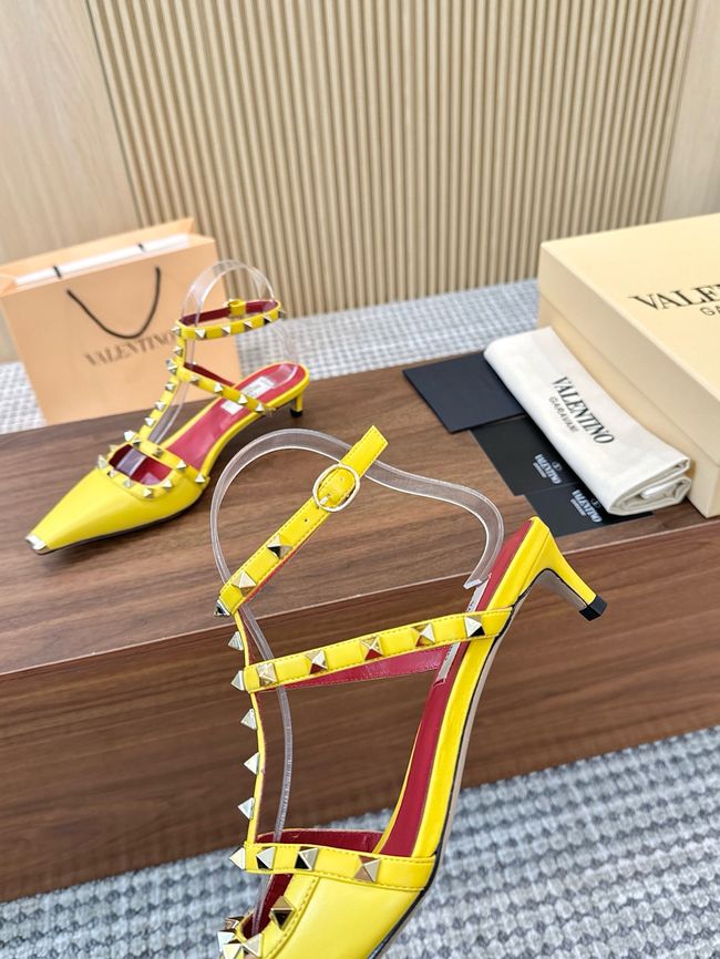 Valentino ROCKSTUD lambskin high heels 4cm 65052-9