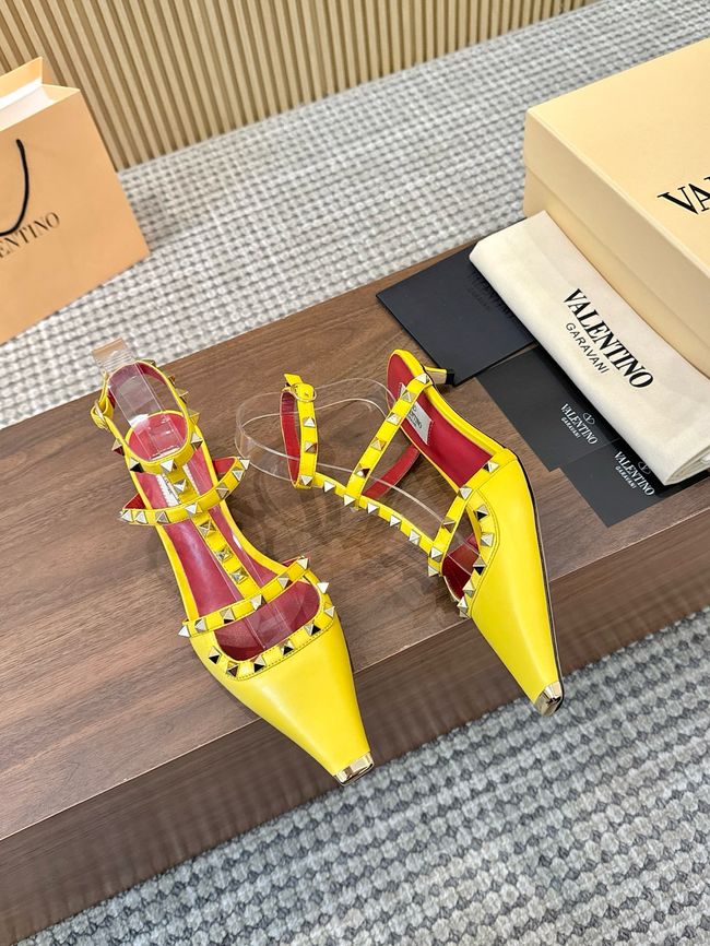 Valentino ROCKSTUD lambskin high heels 4cm 65052-9