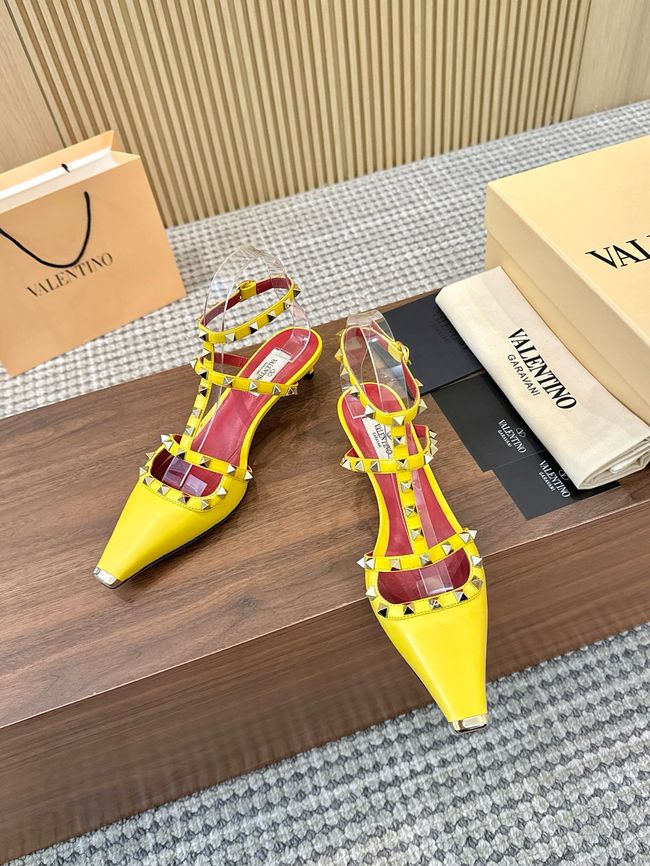 Valentino ROCKSTUD lambskin high heels 4cm 65052-9