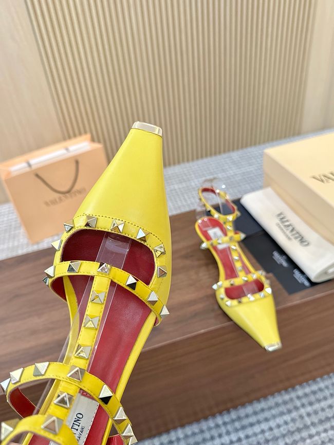 Valentino ROCKSTUD lambskin high heels 4cm 65052-9
