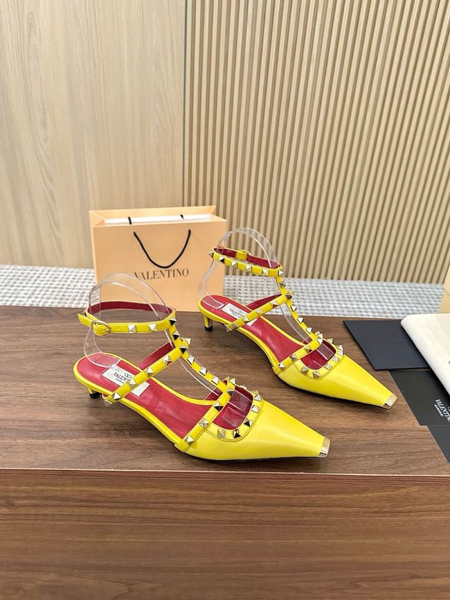 Valentino ROCKSTUD lambskin high heels 4cm 65052-9
