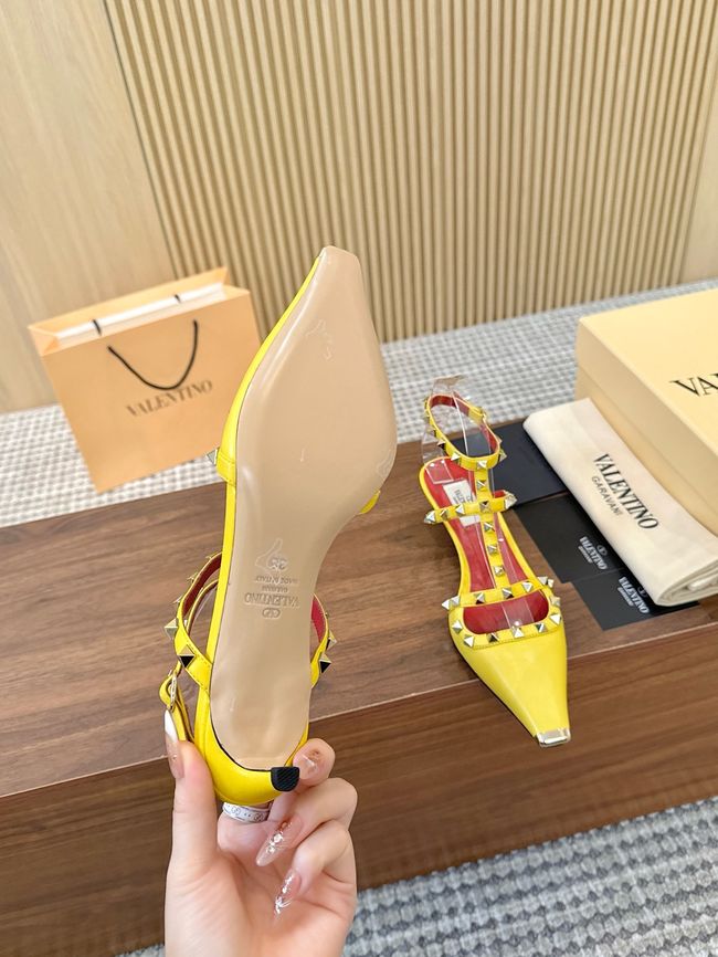 Valentino ROCKSTUD lambskin high heels 4cm 65052-9