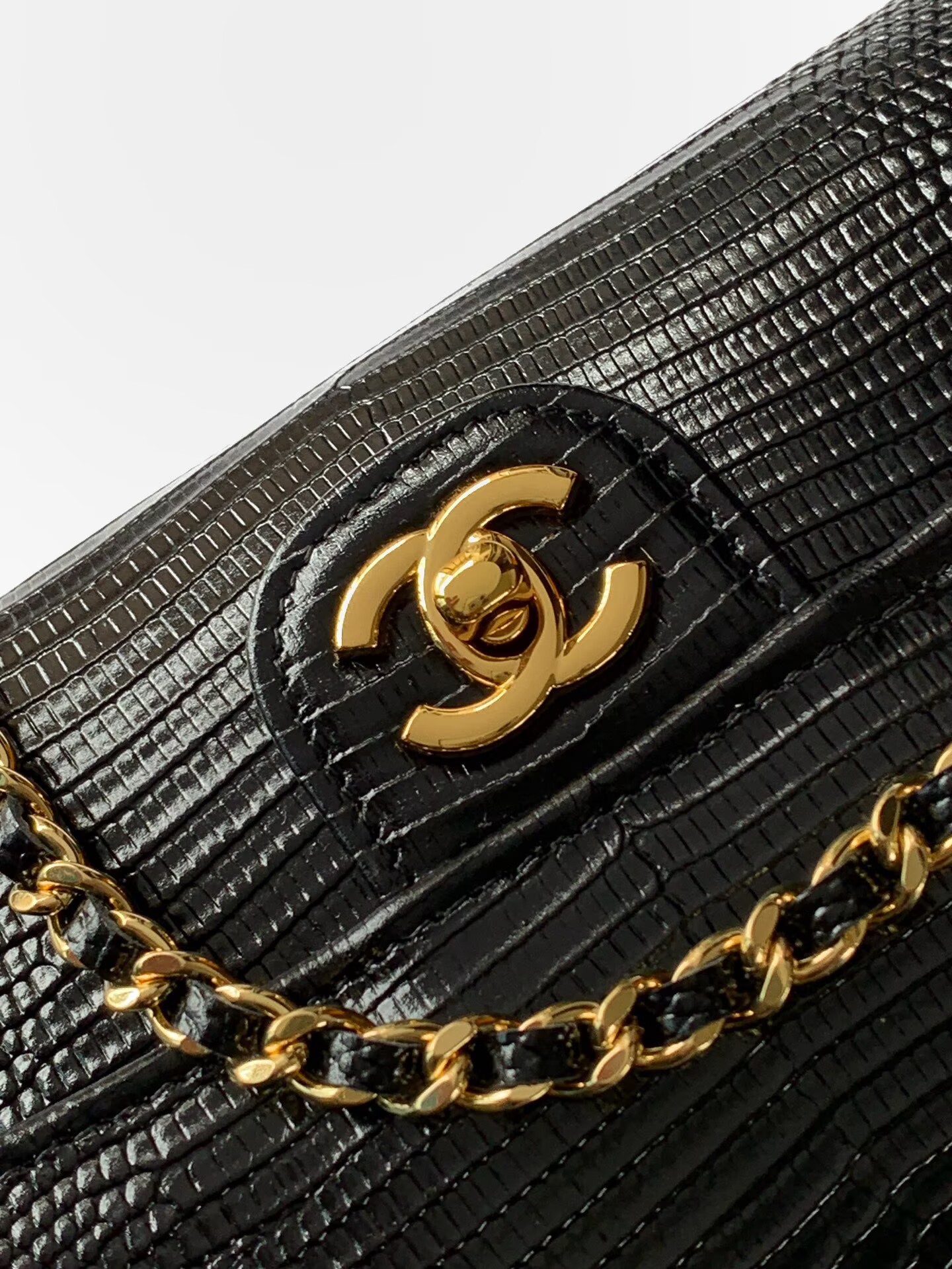 Chanel 26A Original Leather CC Handbag A6430 Black Chanel 26A Original Leather CC Handbag A6430 Black
