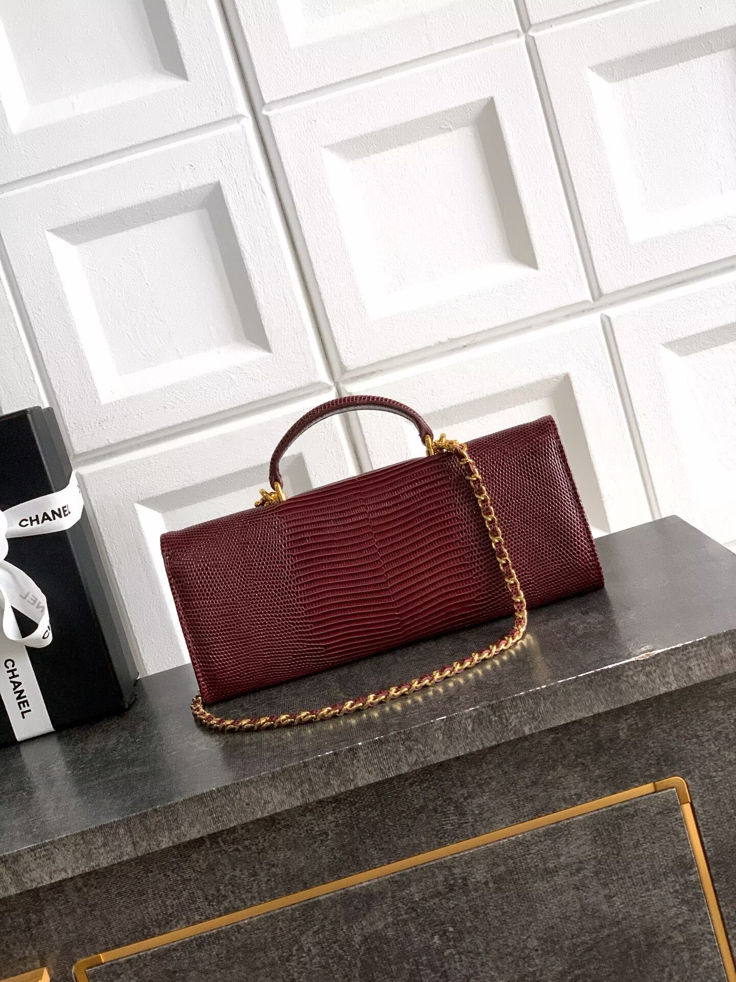 Chanel 26A Original Leather CC Handbag A6430 Burgundy Chanel 26A Original Leather CC Handbag A6430 Burgundy