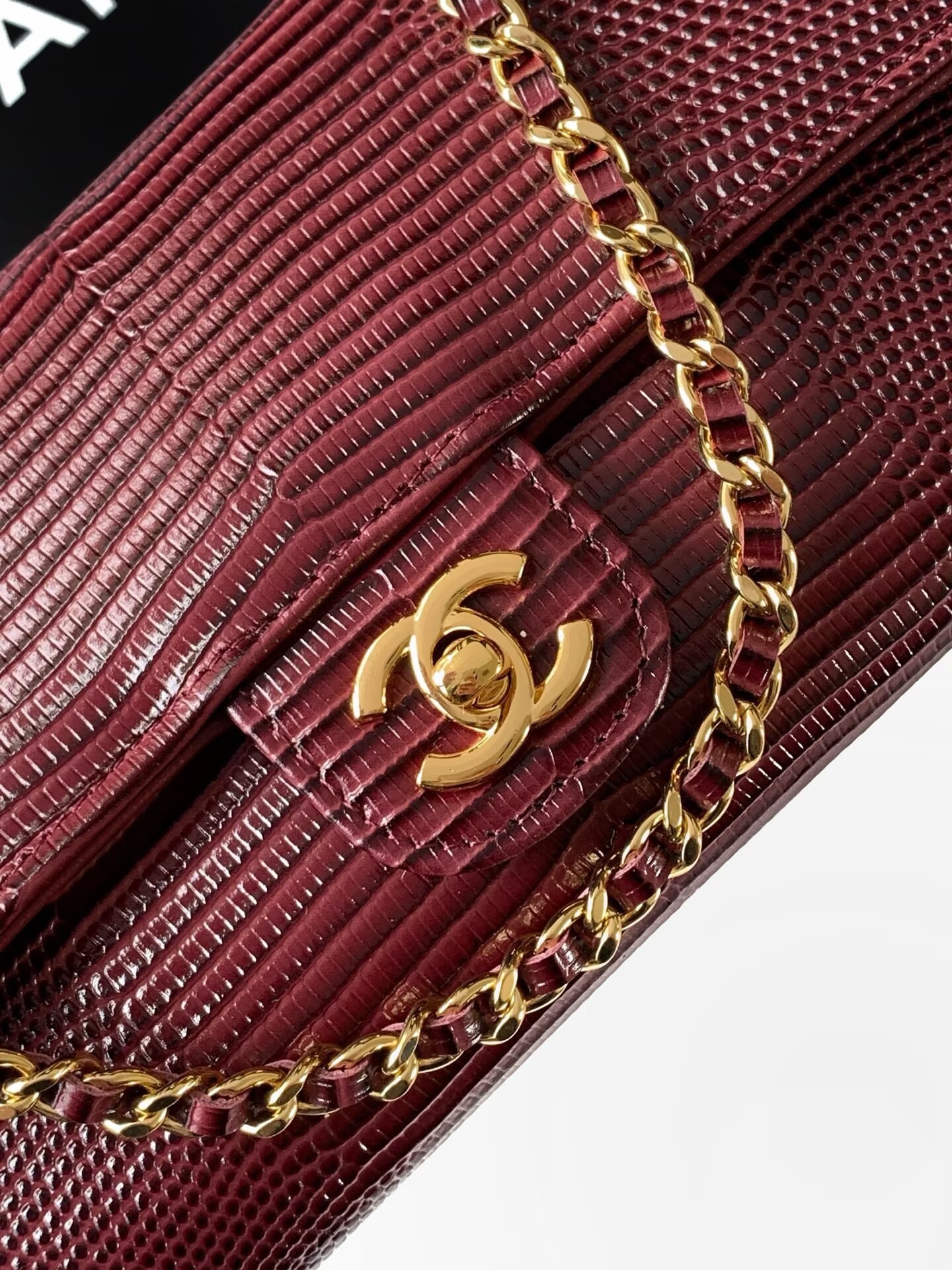 Chanel 26A Original Leather CC Handbag A6430 Burgundy Chanel 26A Original Leather CC Handbag A6430 Burgundy