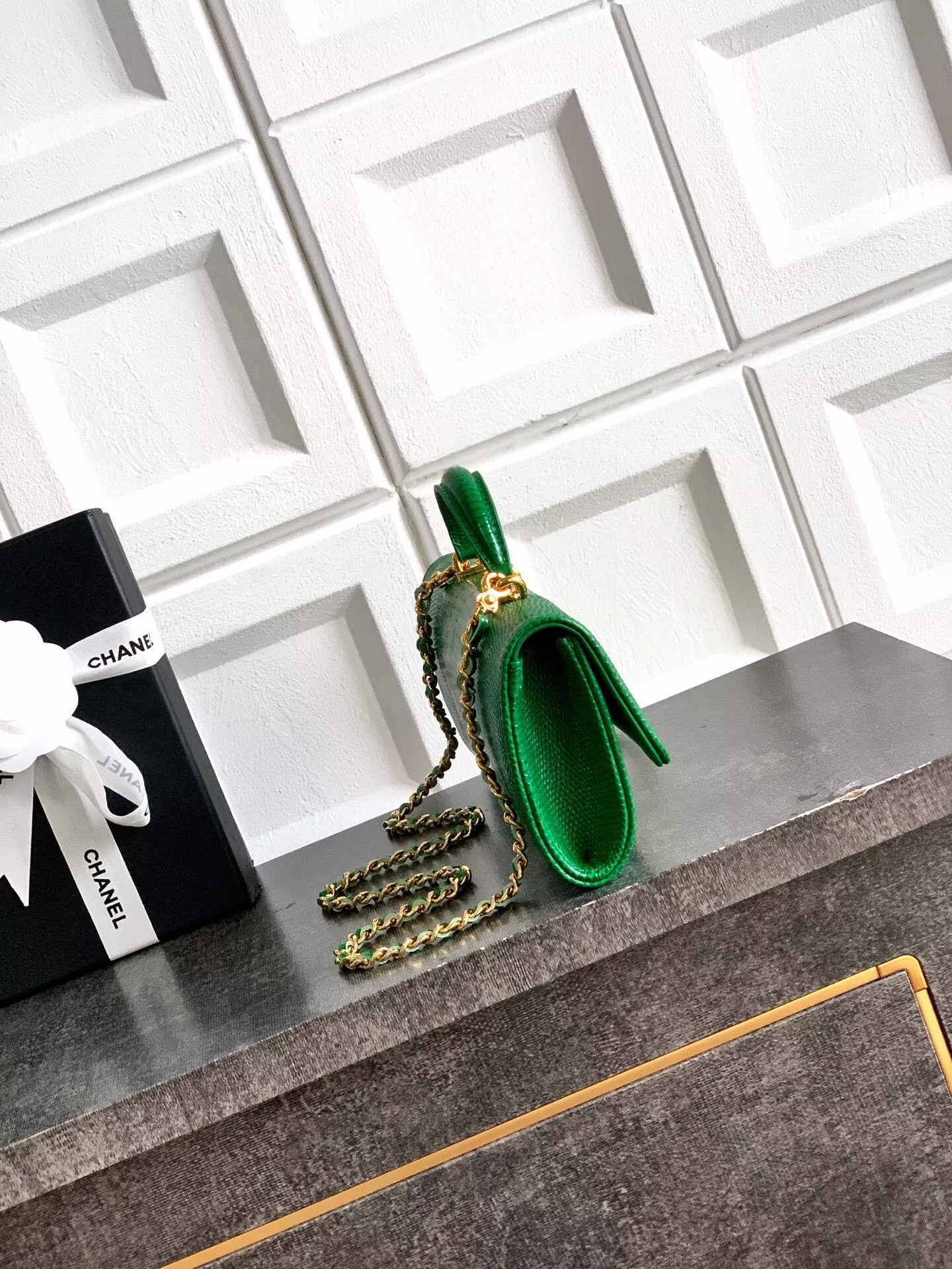 Chanel 26A Original Leather CC Handbag A6430 Green Chanel 26A Original Leather CC Handbag A6430 Green
