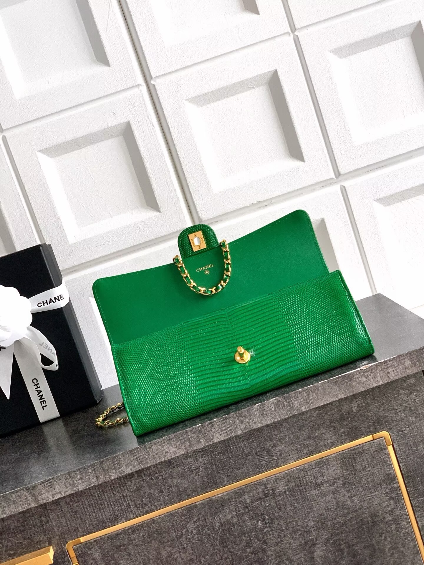 Chanel 26A Original Leather CC Handbag A6430 Green Chanel 26A Original Leather CC Handbag A6430 Green