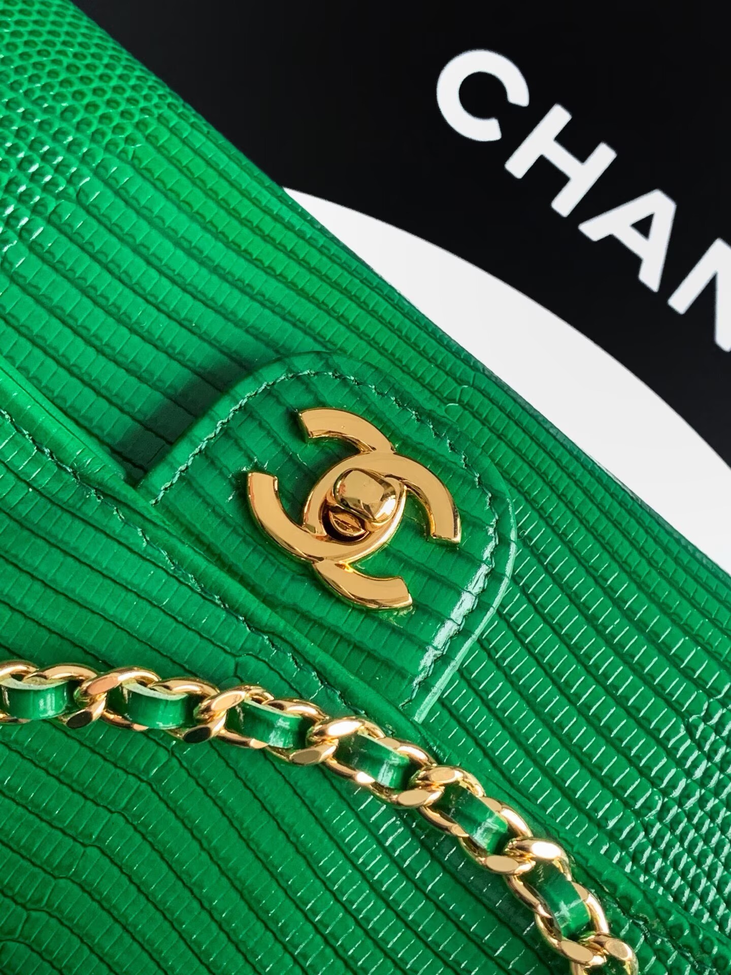 Chanel 26A Original Leather CC Handbag A6430 Green Chanel 26A Original Leather CC Handbag A6430 Green
