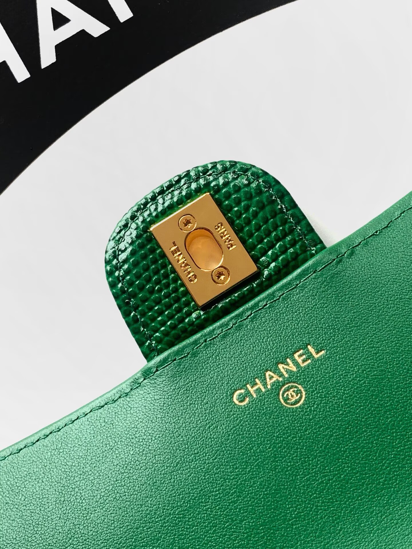 Chanel 26A Original Leather CC Handbag A6430 Green Chanel 26A Original Leather CC Handbag A6430 Green