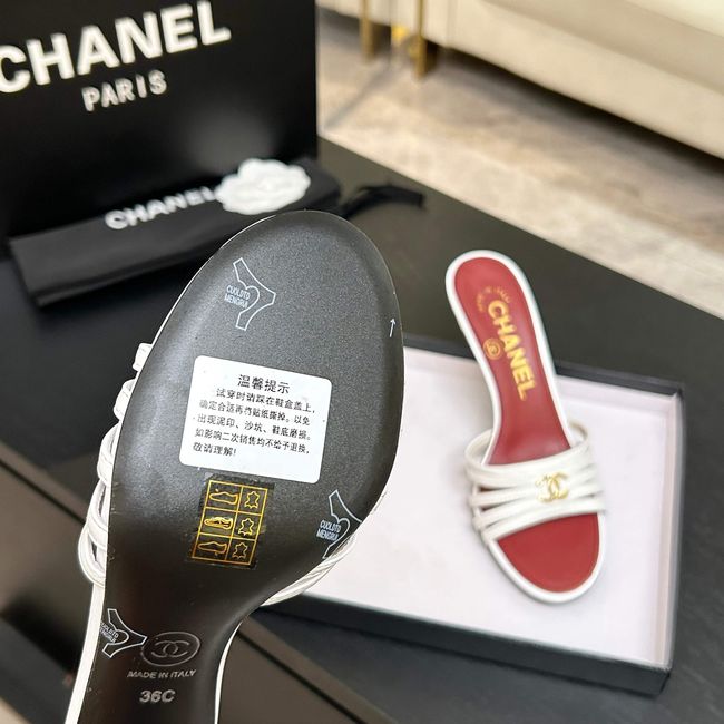 Chanel Lambskin Mules 65068-1