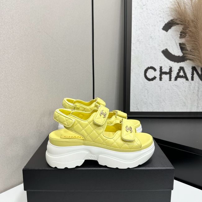 Chanel Lambskin Sandals 65066-1