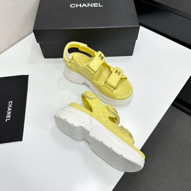Chanel Lambskin Sandals 65066-1
